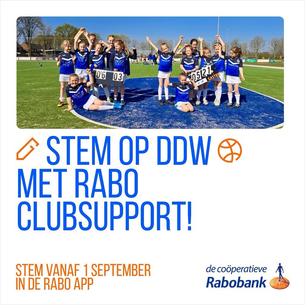 Stem op DDW met RABO Clubsupport